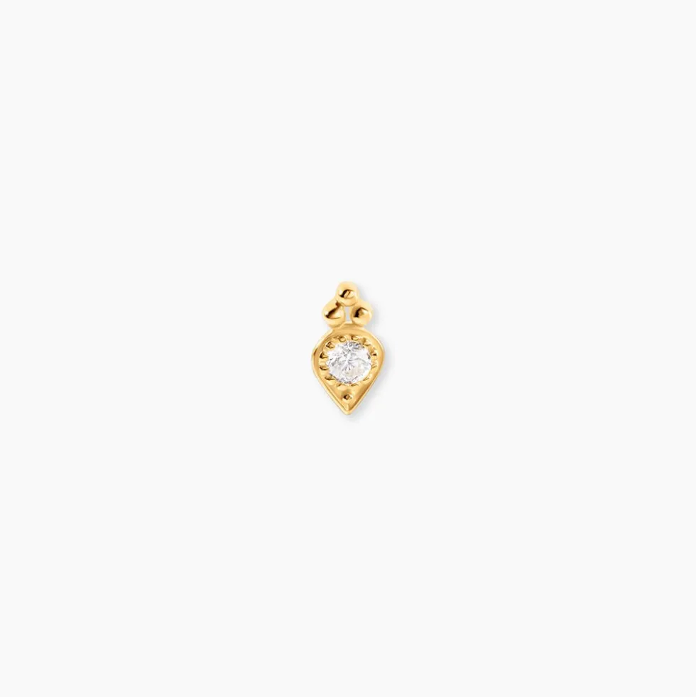 Piercing Shay Or Jaune Oxyde De Zirconium