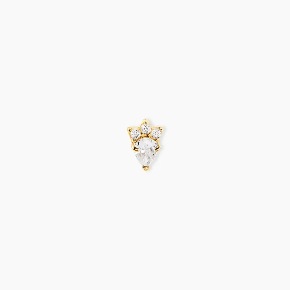 Piercing Soelia Or Jaune Oxyde De Zirconium
